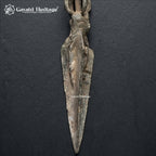 Antique Tibetan Phurba Ritual Dagger | 100+ Year Old Bronze | Wrathful Deity Face | Rare Ceremonial Collectible