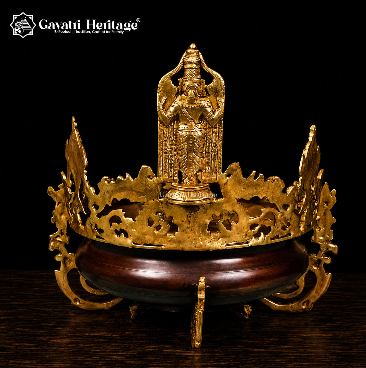 Brass Dasavtar Urli – Traditional Spiritual Decor | Gayatri Heritage