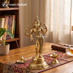 Brass Ardhnari – South Indian Style Divine Idol