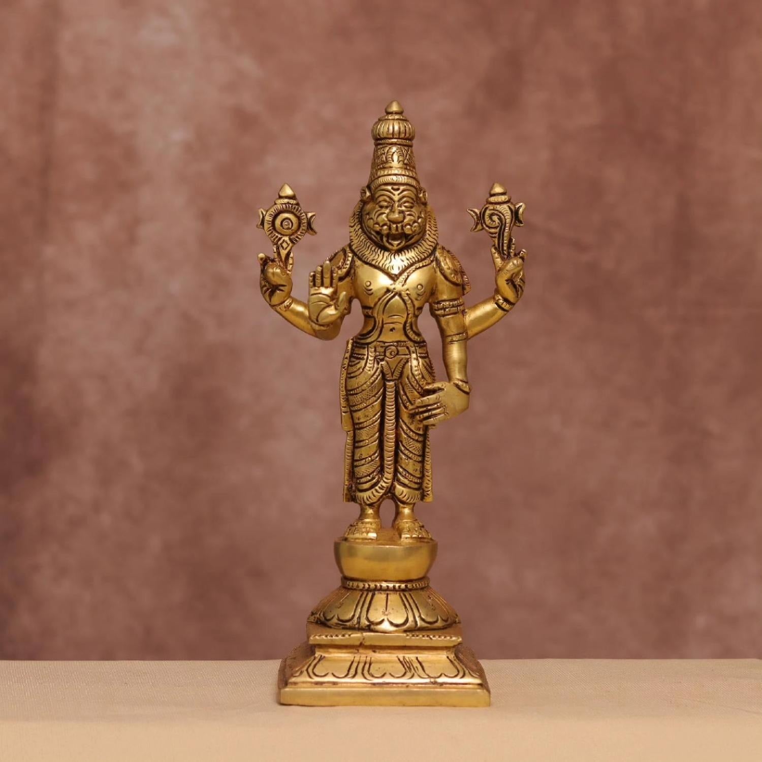 Brass Dashavataram Set – 6" Vishnu Avatars Idols | Gayatri Heritage