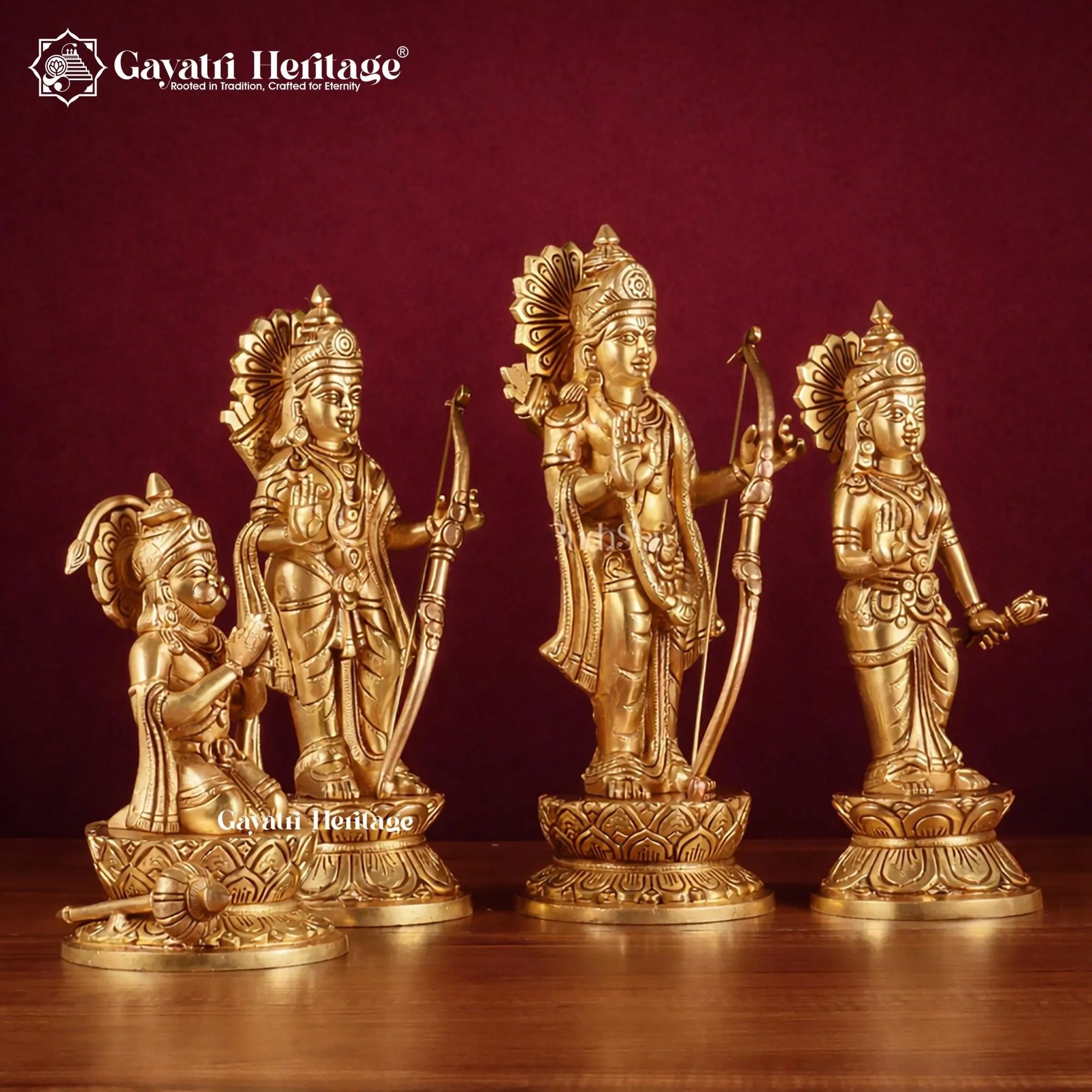 Ram Darbar Idol – Sacred Ram Parivar Decor | Gayatri Heritage