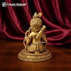 Brass Ram Lalla Idol | Baby Rama Statue with Bow & Arrow | Shri Ram Murti | Hindu Pooja & Home Temple Decor | Gift