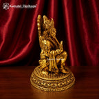 Brass Hanuman Idol | Handcrafted Bajrangbali Murti | Lord Hanuman Statue | Hindu Pooja & Home Temple Decor | Spiritual Gift