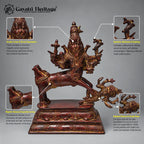 Brass Sarabeswara Swamy Statue – view 2 of 5